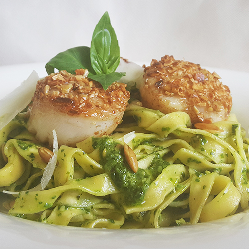 Fettuccine pesto deals